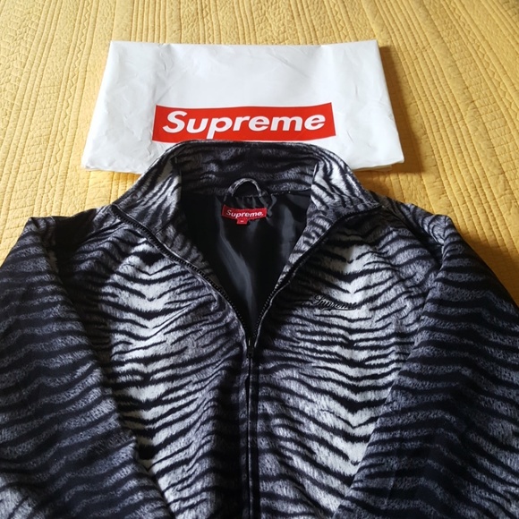 supreme tiger stripe track jacket